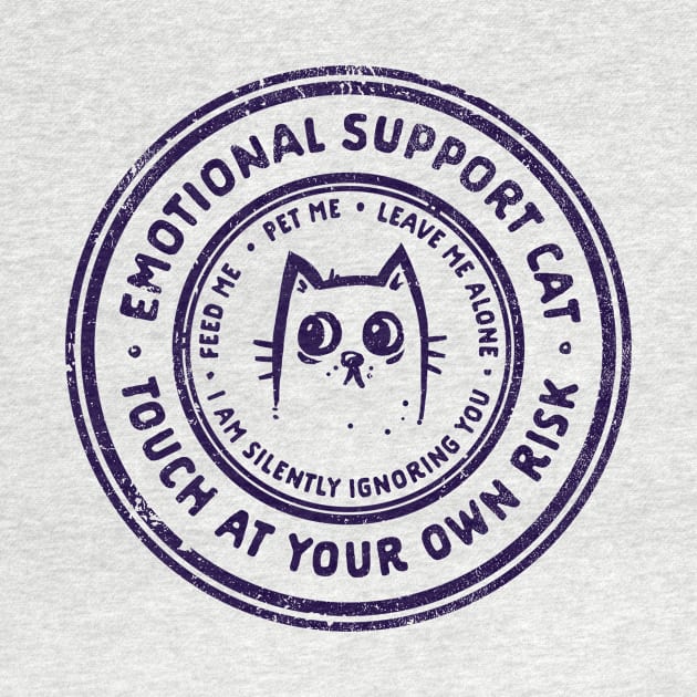 Emotional Support Cat by kg07_shirts